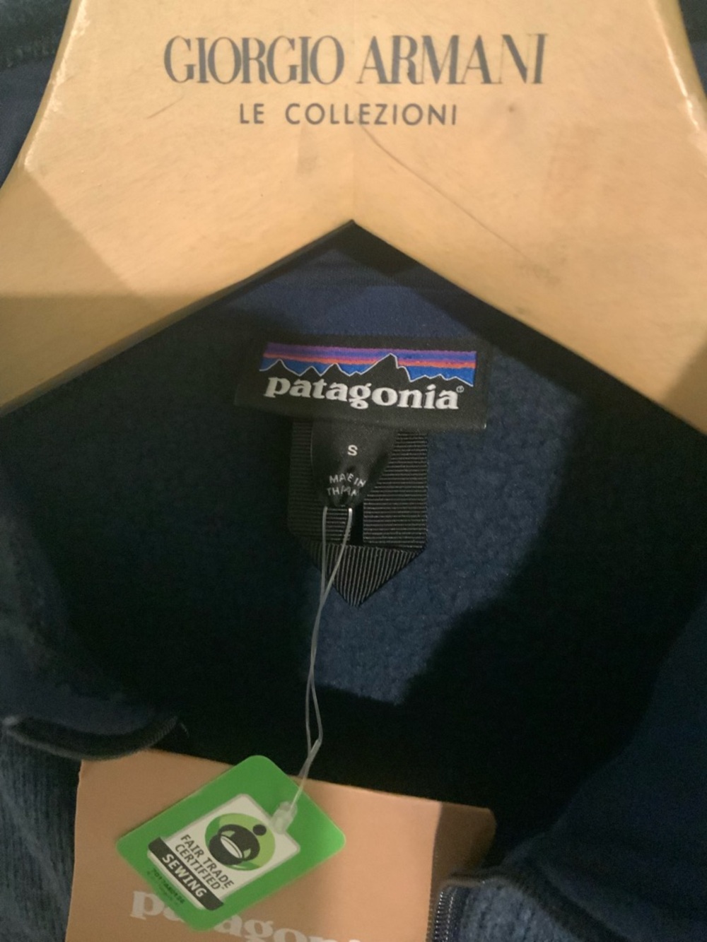Patagonia Women’s Better Navy Quarter-Zip Sweater - Picture 3 of 9